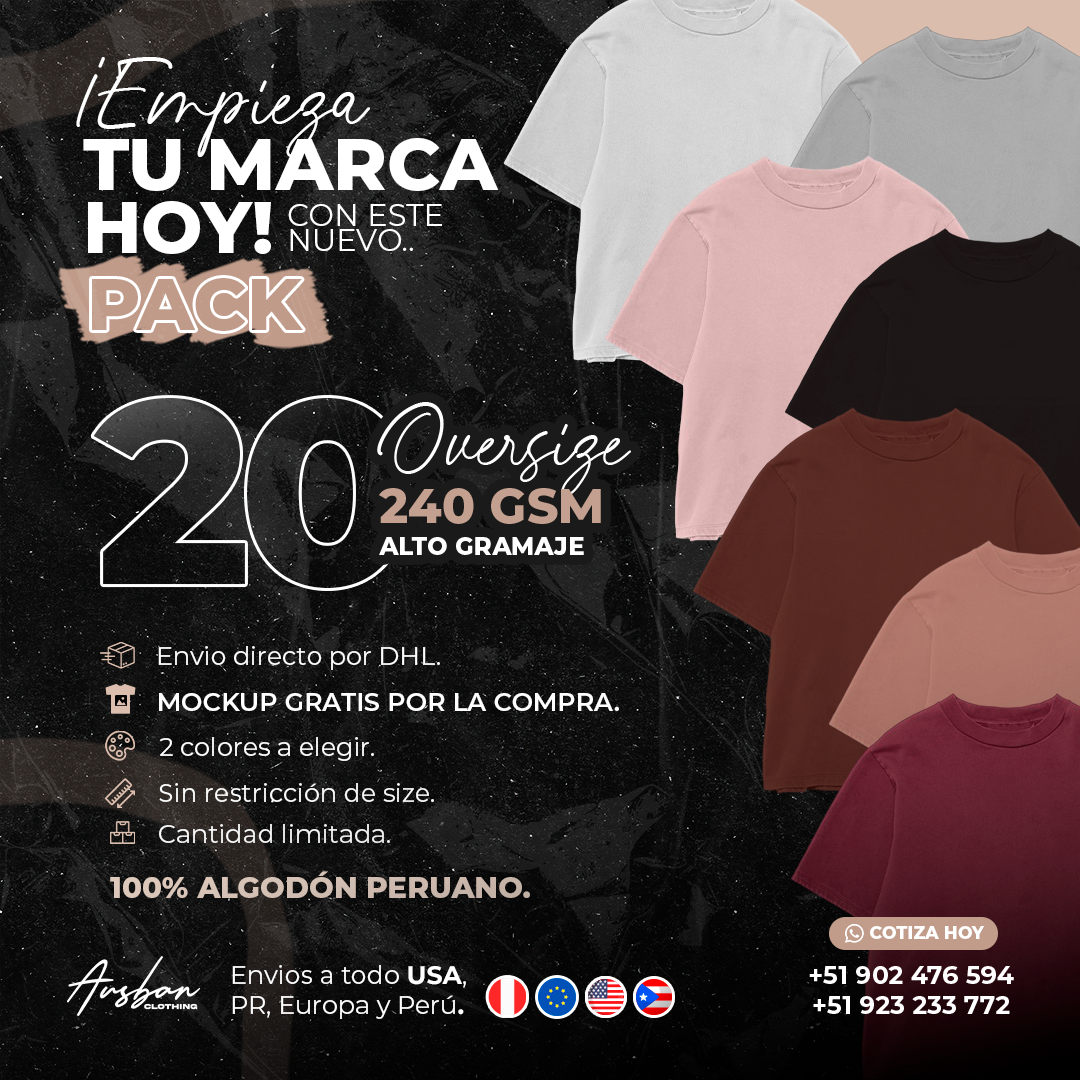 PACK EMPIEZA TU MARCA HOY!