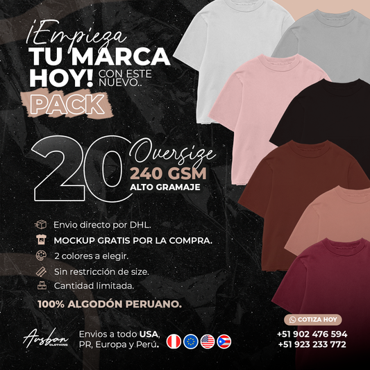 PACK EMPIEZA TU MARCA HOY!