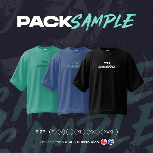 SAMPLE PACK X3 TSHIRT